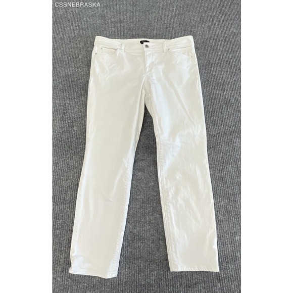Ann Taylor Denim - Ann Taylor Women's White Modern Fit‎ Denim Jeans Sz 10